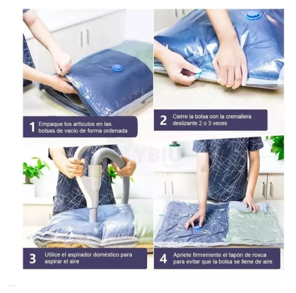 Pack Bolsas de compresión al vacío x3